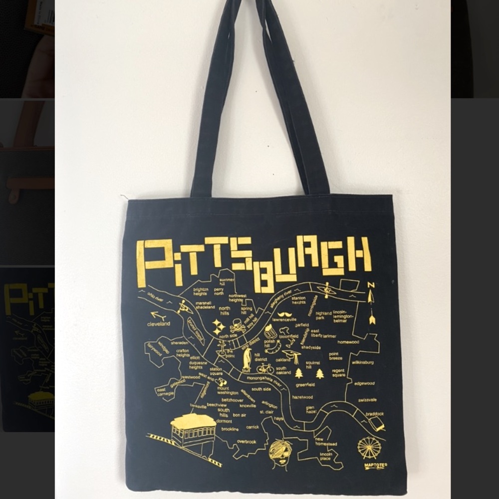 Black and Yellow Pittsburgh Bag